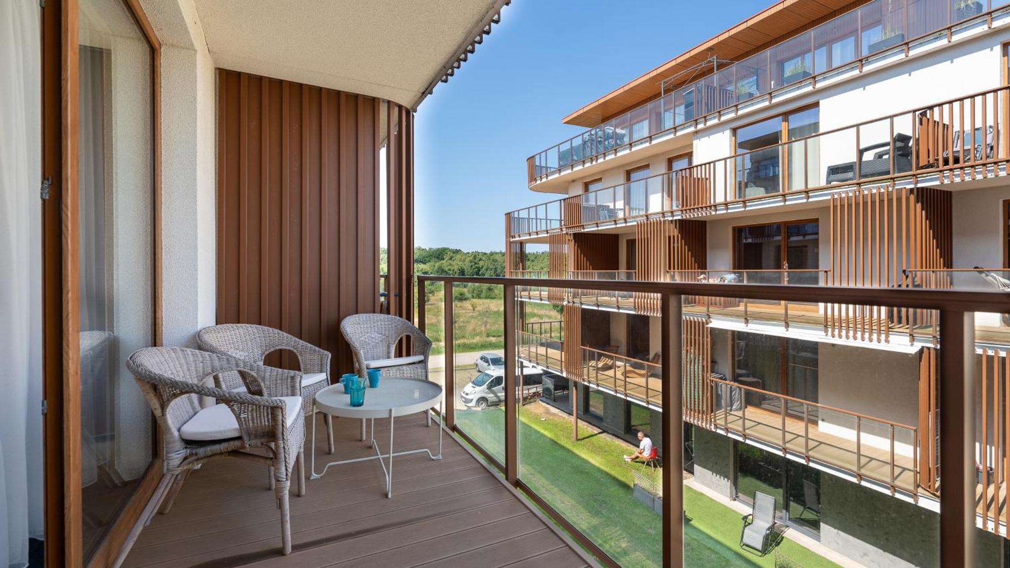 Apartamenty Sun & Snow Kolobrzeg Resorts Z Basenem Extérieur photo