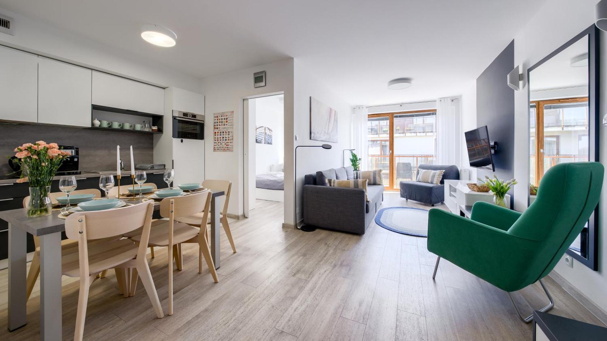 Apartamenty Sun & Snow Kolobrzeg Resorts Z Basenem Extérieur photo